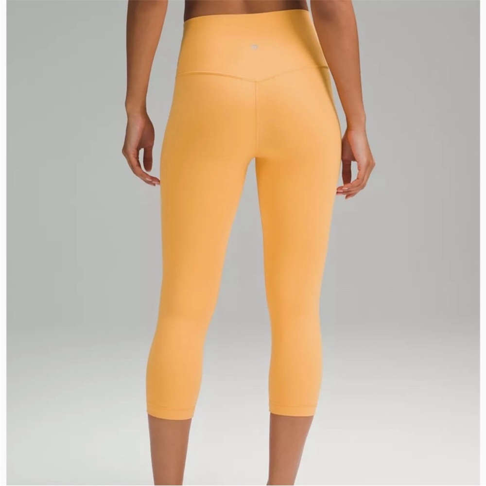 Lululemon align high rise pants Mango Dream size 10
